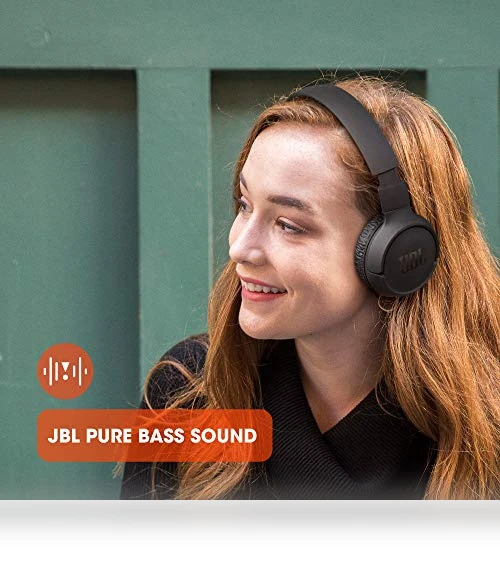 Bluetooth Headphones with 40 Hours Battery, Foldable Design — On-Ear Headphones, JBL