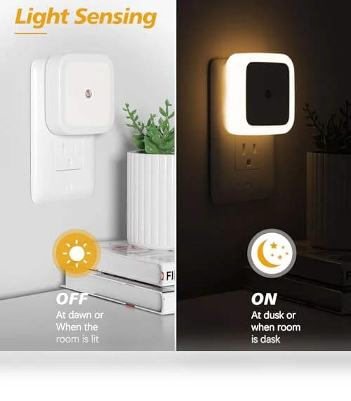 Dusk to Dawn Sensor LED Night Light 4-Pack — Night Lights, Sujeet
