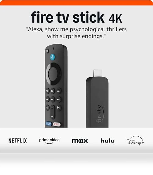 Fire TV Stick 4K Streaming Device with AI Search and Wi-Fi 6 — Streaming Devices, Amazon
