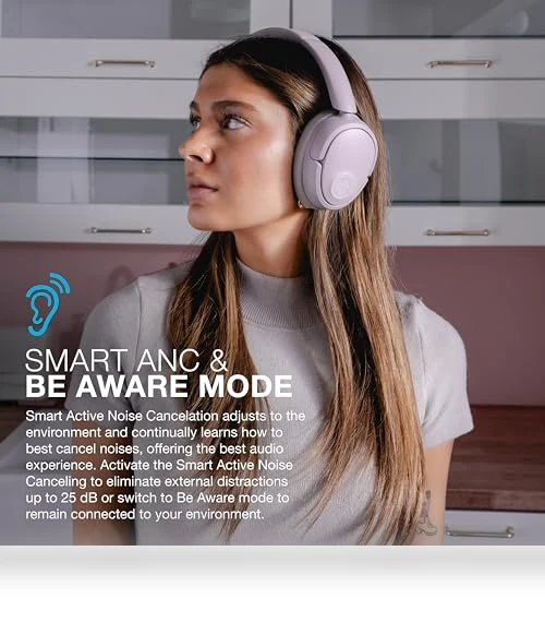 JBuds Lux ANC Wireless Headphones, Hybrid Active Noise Cancelling, Customizable Sound, Spatial Audio Compatible — In-Ear Headphones, JLab