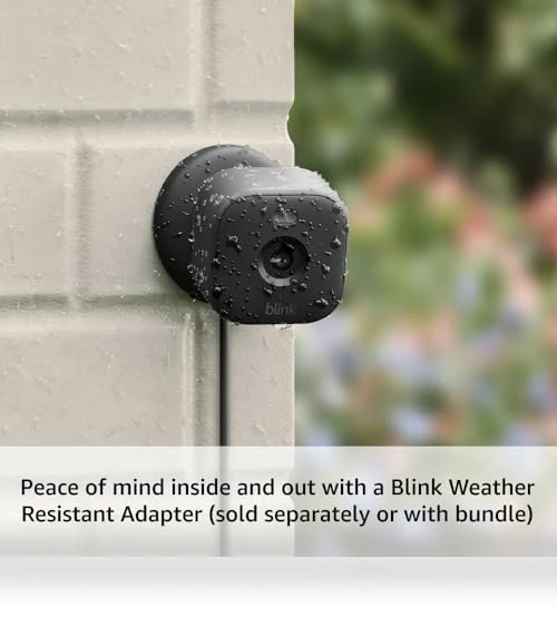 Plug-in smart security camera with HD night view, built-in spotlight, two-way audio — Smart Home Security, Blink