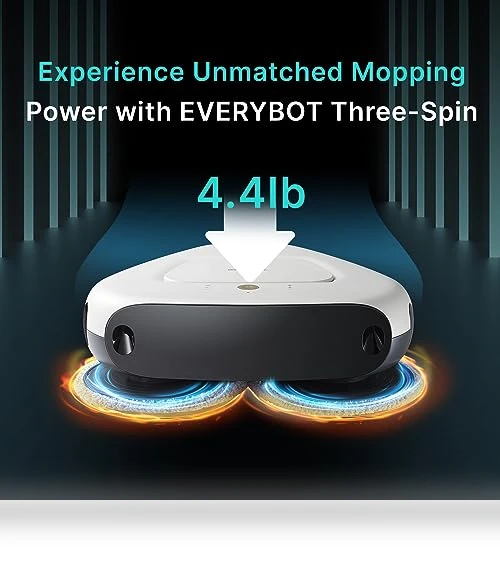Three-Spin Robot Mop - Ultra Quiet Smart Mopping Robot Cleaner — Smart Cleaning Robots, EVERYBOT