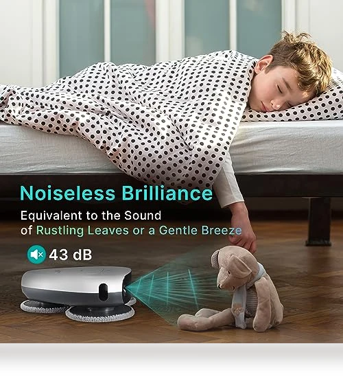 Three-Spin Robot Mop - Ultra Quiet Smart Mopping Robot Cleaner — Smart Cleaning Robots, EVERYBOT