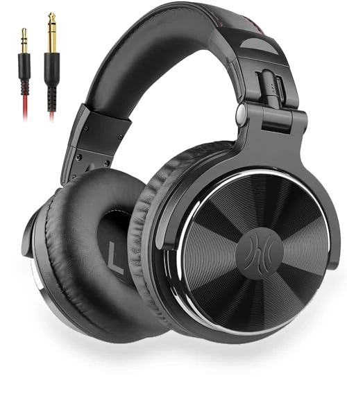 Wired Over Ear Headphones with 50mm Drivers for Studio Monitoring — In-Ear Headphones, OneOdio