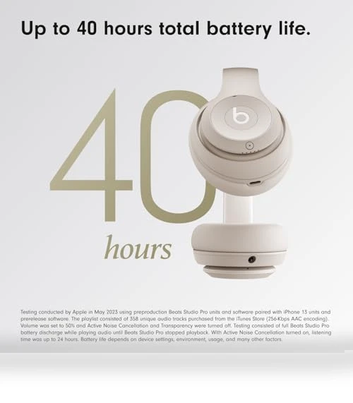 Wireless Bluetooth Noise Cancelling Headphones with Personalized Spatial Audio — In-Ear Headphones, Beats