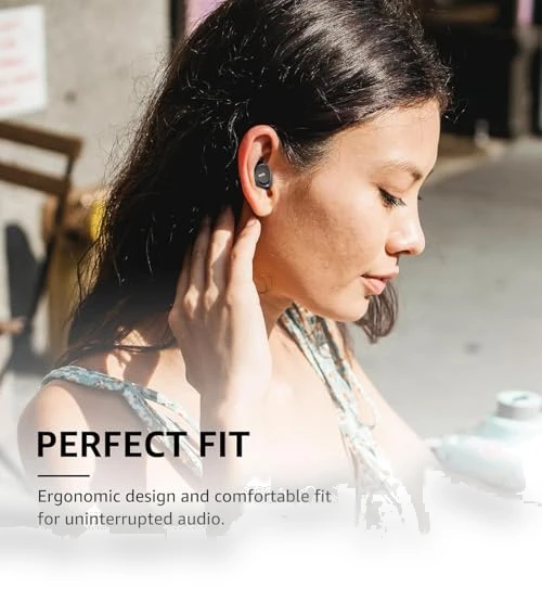 Wireless Earbuds Bluetooth 5.3 Light Weight IPX5 Waterproof with Charging Case — In-Ear Headphones, TOZO
