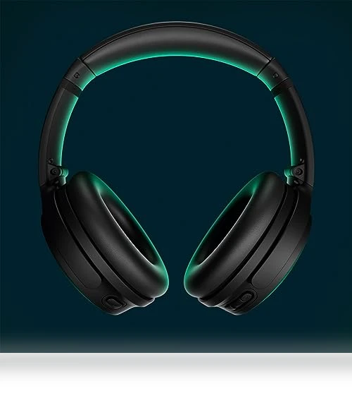 Wireless Noise Cancelling Headphones with Active Over Ear Noise Cancelling and Mic — In-Ear Headphones, Bose