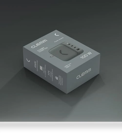 100W GaN USB-C Charger, 4-Port Fast Charging Adapter — USB Hubs, Univent Engineering PTE. LTD