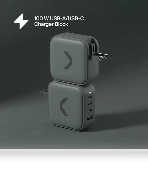 100W GaN USB-C Charger, 4-Port Fast Charging Adapter — USB Hubs, Univent Engineering PTE. LTD
