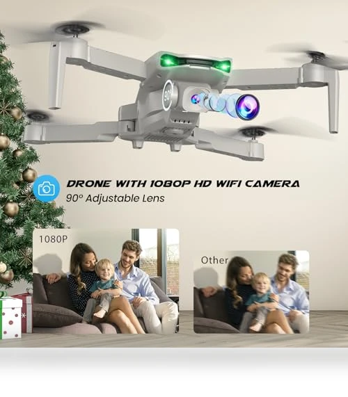 1080P Camera Drone with Altitude Hold, RC Quadcopter for Beginners — Drones, SIMREX