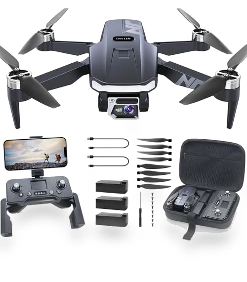 GPS Drone with Camera 4K UHD, 90 Min Flight Time, Auto Return, Follow Me — Drones, NAFYRE