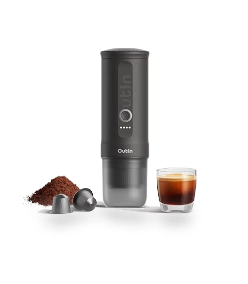 Portable Electric Espresso Machine for Travel, Camping, and Office — Beverage Warmers, OutIn