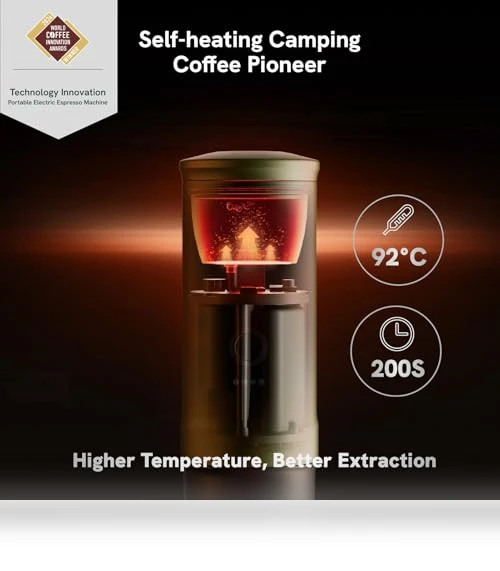Portable Electric Espresso Machine for Travel, Camping, and Office — Beverage Warmers, OutIn