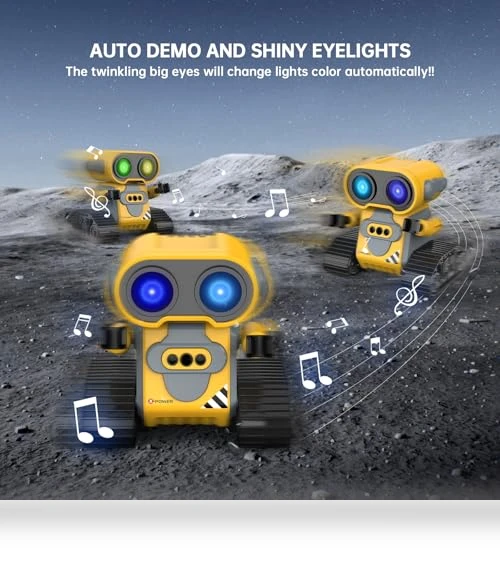 Remote Control Robot Toy with Gesture Sensing and Auto-Demo — Interactive Figures & Robots, Hamourd