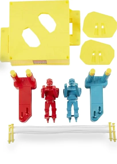 Rock 'Em Sock 'Em Robots Kids Game, Red Rocker vs Blue Bomber — Rock Tumblers, Mattel