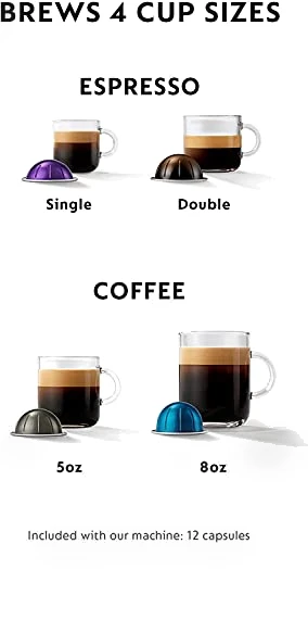 Vertuo Coffee and Espresso Maker with Aeroccino Milk Frother — Coffee & Espresso Combos, Nespresso