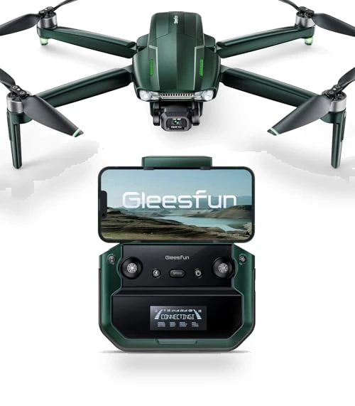 6K Drone with Camera for Adults, 4K/30fps Video, 3-Axis Brushless Gimbal, 70mins Flight Time — Drones, Gleesfun