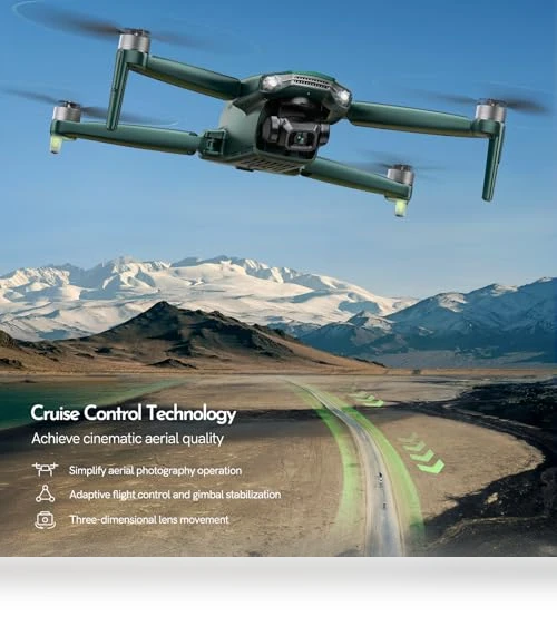 6K Drone with Camera for Adults, 4K/30fps Video, 3-Axis Brushless Gimbal, 70mins Flight Time — Drones, Gleesfun