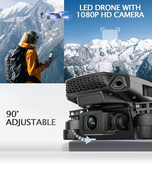 Drone with Camera for Kids - 1080P HD FPV RC Quadcopter — Drones, BEZGAR
