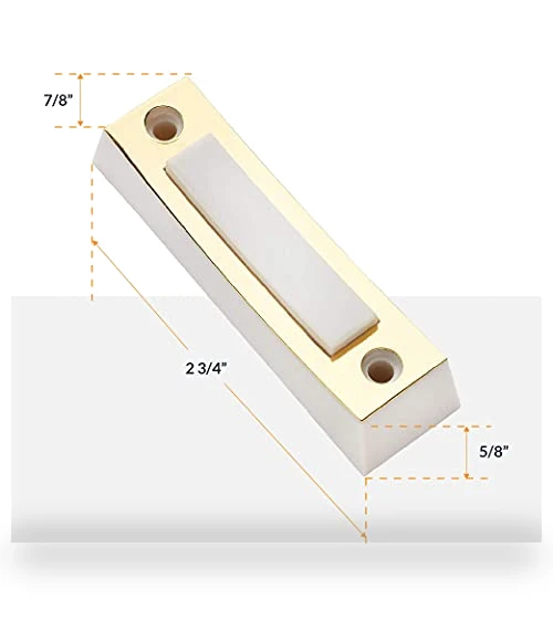 Electric Door Bell Chime Kit with Transformer & Push Buttons — Push Buttons, Newhouse Hardware