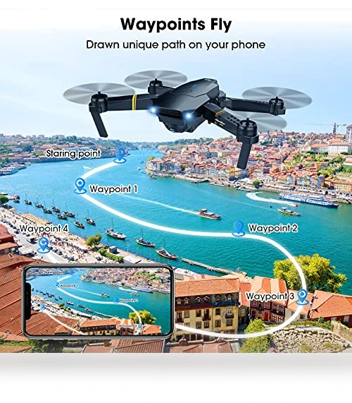 Foldable RC Quadcopter with 1080P HD Camera — Flying Toys, MOCVOO