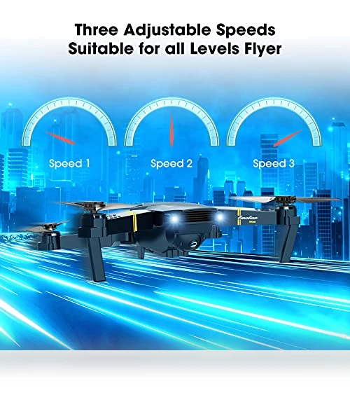 Foldable RC Quadcopter with 1080P HD Camera — Flying Toys, MOCVOO