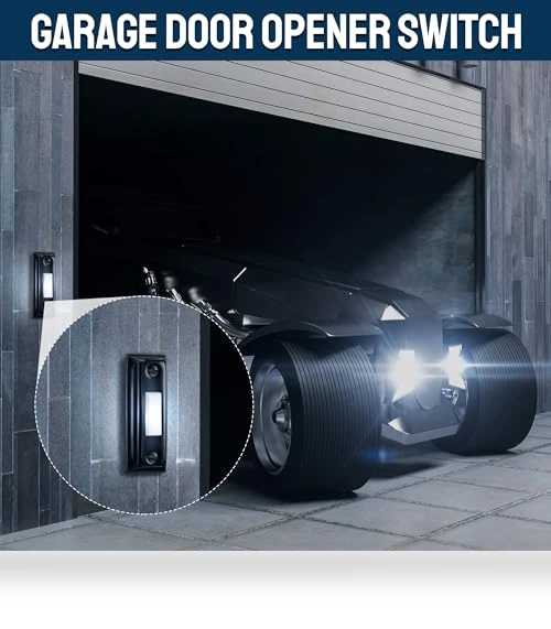 Heavy Duty Metal Doorbell Push Button with LED Light — Push Buttons, Dreyoo