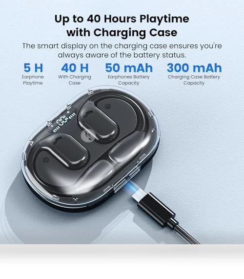 Open Wireless Bluetooth Earphones — Bluetooth Headsets, GNTOET