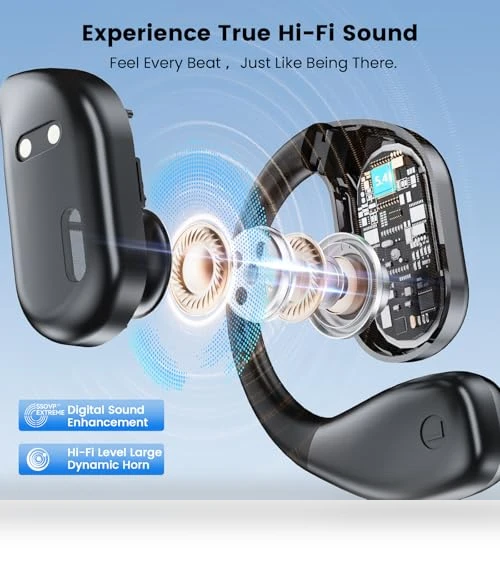 Open Wireless Bluetooth Earphones — Bluetooth Headsets, GNTOET