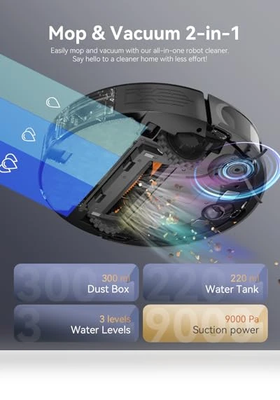 Robot Vacuum and Mop Combo — Sweepers
