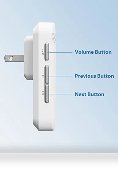 Wireless Doorbell Kit with 2 Plug-In Receivers, 52 Melodies, and LED Flash — Kits, AVANTEK