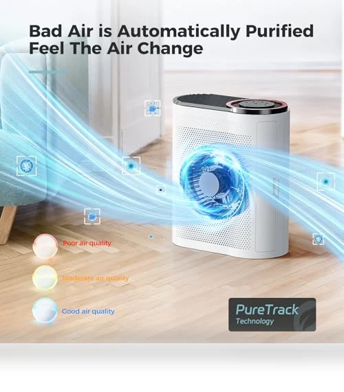 Air Purifier for Home Large Room — Activated Carbon Air Purifiers, AROEVE