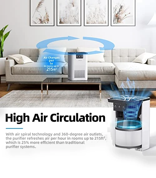 Air Purifier With Aromatherapy Function — Activated Carbon Air Purifiers, AROEVE