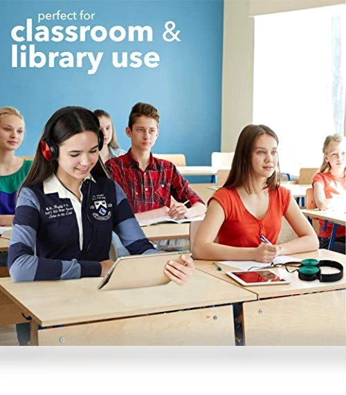 Classroom Headphones Bulk 5 Pack — In-Ear Headphones, Sonitum