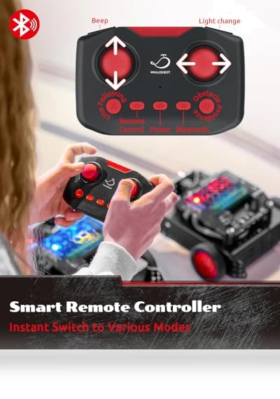 Coding & Remote Control Robot Kit for Kids — Interactive Figures & Robots, Whalesbot