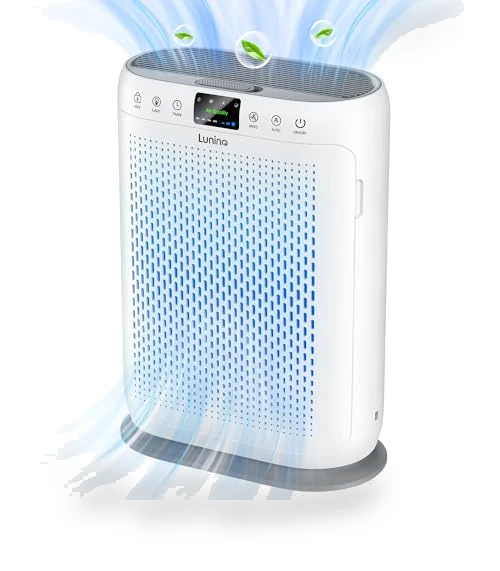 Large Room Air Purifier with HEPA Filter — Activated Carbon Air Purifiers, LuninoHome.com