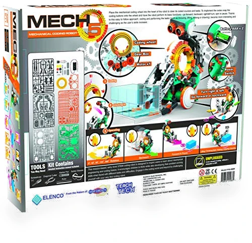 Mechanical Coding Robot — Construction Kits, Elenco Electronics LLC