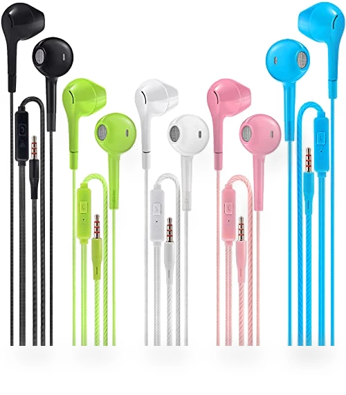 Noise Isolating Wired Earbuds with Microphone — In-Ear Headphones, Jogteg