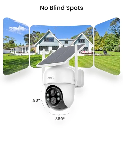 Outdoor Wireless Security Cameras — Smart Home Security, AOSU