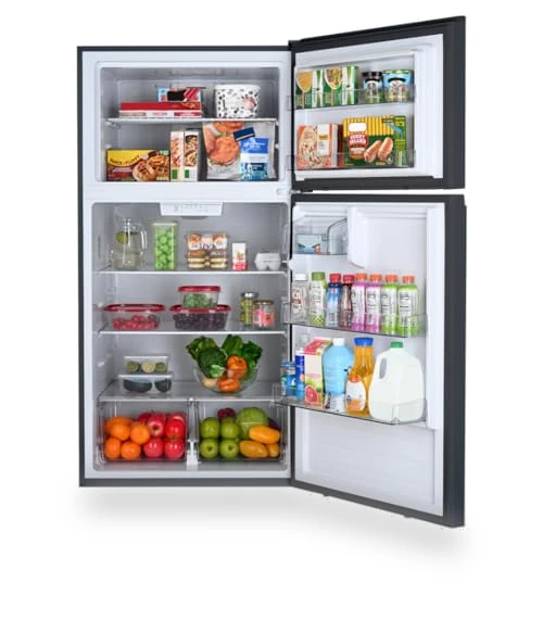 Refrigerator/Freezer with Full-Width Adjustable Glass Shelving — Cooling Solutions, Kenmore