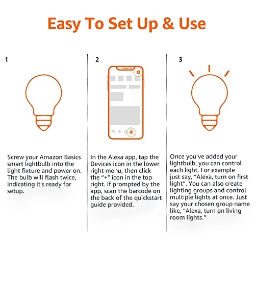 Smart A19 LED Light Bulb — LED, Amazon