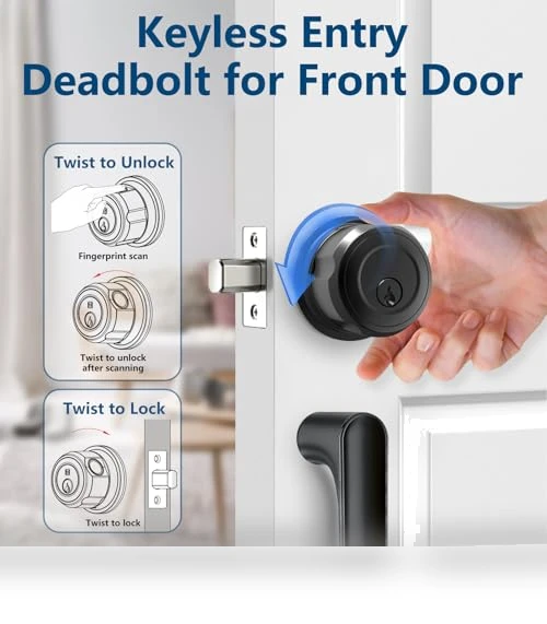 Smart Door Lock Deadbolt — Smart Home Security, GeekTale