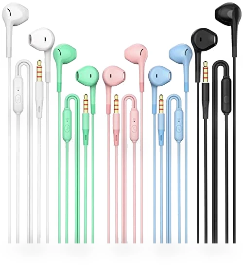 Wired Earbuds with Heavy Bass Stereo — In-Ear Headphones, HUOMU