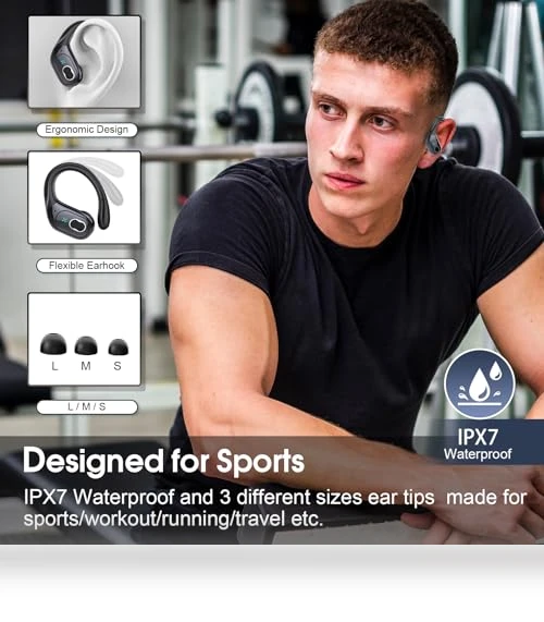 Wireless Earbuds with 75hrs Playtime — In-Ear Headphones, Aptkdoe