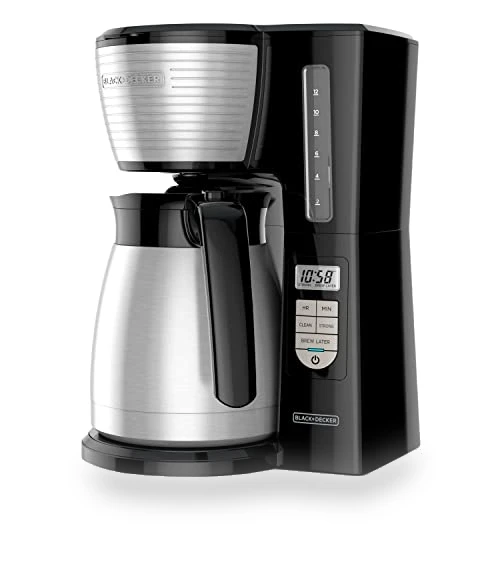 12-Cup Thermal Programmable Coffee Maker — Electric Blade Coffee Grinders, BLACK+DECKER