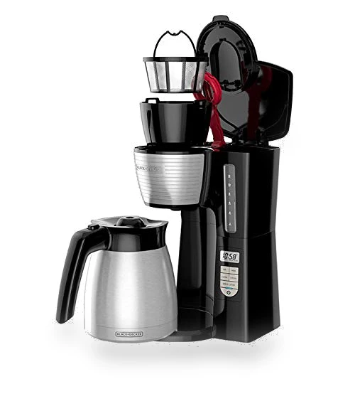 12-Cup Thermal Programmable Coffee Maker — Electric Blade Coffee Grinders, BLACK+DECKER