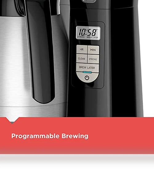12-Cup Thermal Programmable Coffee Maker — Electric Blade Coffee Grinders, BLACK+DECKER