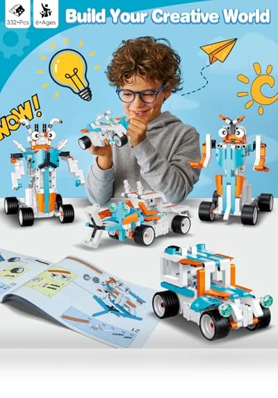 12-in-1 STEM Robot Building Kit — Construction Kits, HBUDS