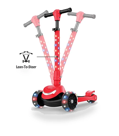 3-Wheel Light-Up Kick Scooter — Push Scooters, Jetson