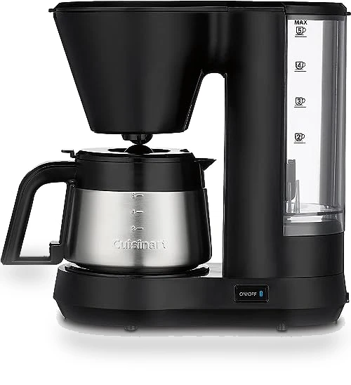 5-Cup Coffeemaker with Stainless Steel Carafe — Coffee & Espresso Combos, Cuisinart